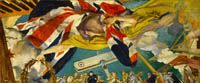 Artist Charles Sims: Victory - Study for Ceiling painting in the Great Hall of the Institute of Civil Engineers, c. 1919