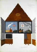 Artist Kenneth Rowntree: The British Restaurant at Acton, Middlesex, 1942